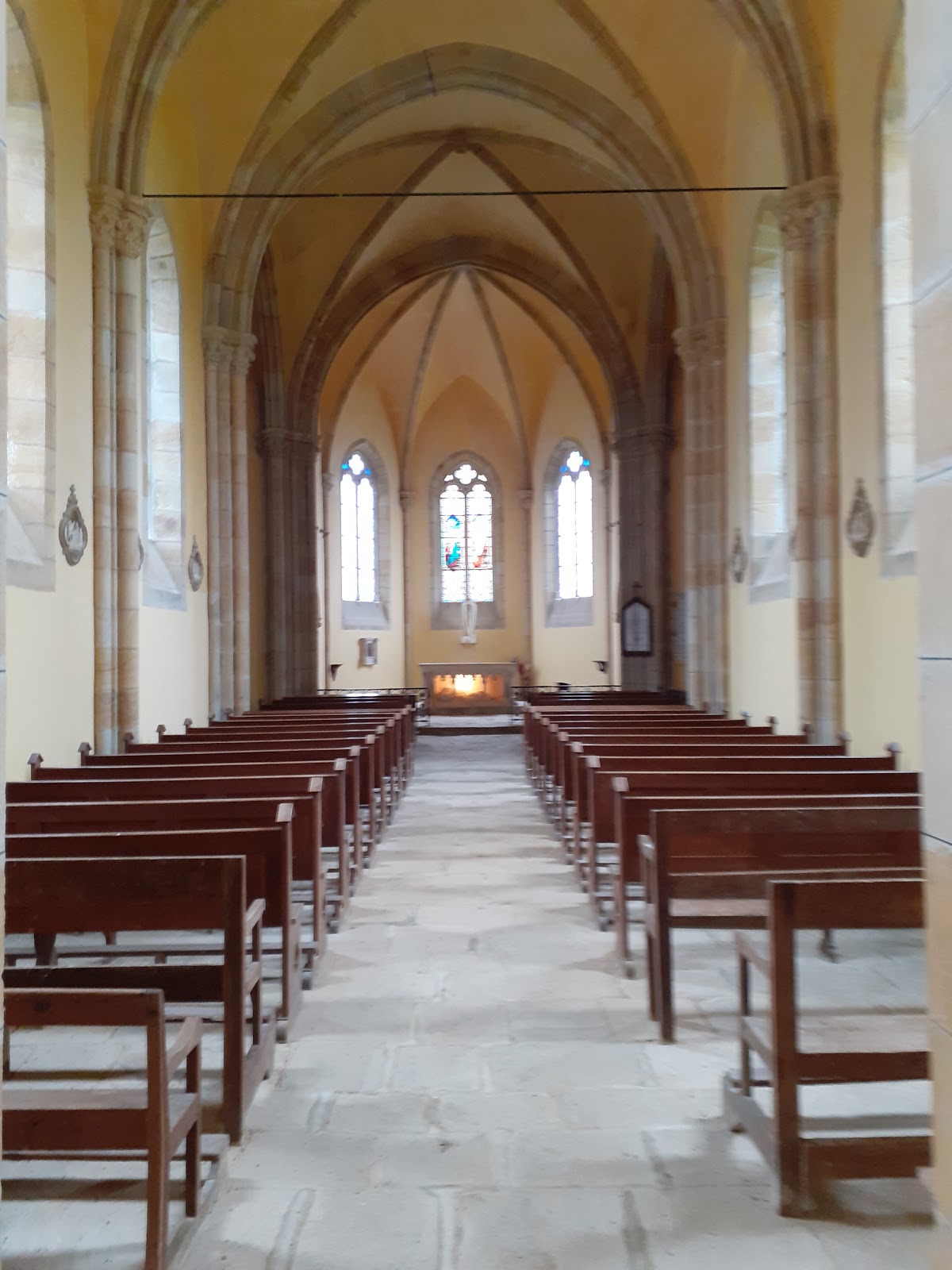 Intérieur église Fransay-Reugny